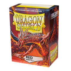 100 PCS/BOX Colorful Matte Cards Sleeves Dragon Shield | Cracking-Singles