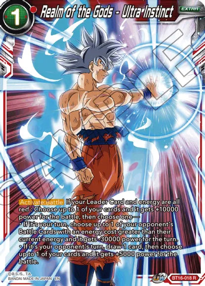Realm of the Gods - Ultra Instinct (BT16-018) [Realm of the Gods] | Cracking-Singles