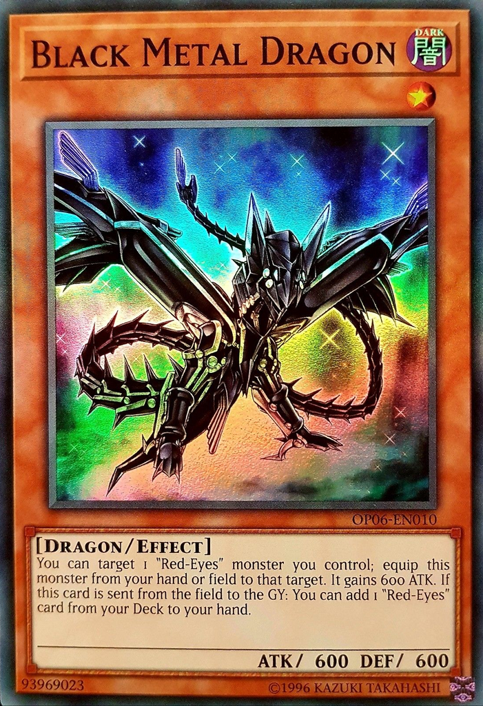 Black Metal Dragon [OP06-EN010] Super Rare – Cracking-Singles