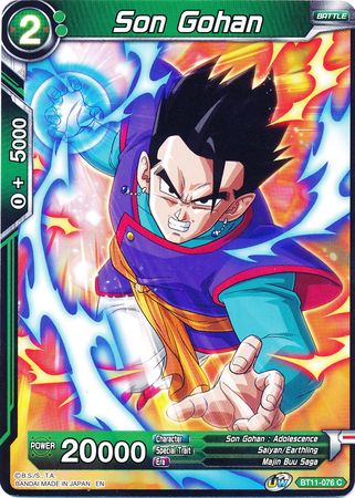 Son Gohan (Green) (BT11-076) [Vermilion Bloodline] | Cracking-Singles