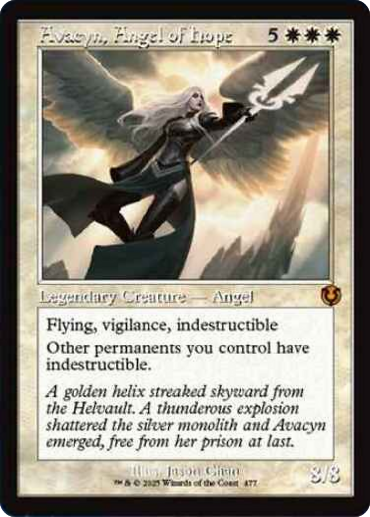 Avacyn, Angel of Hope (Retro Frame) [Innistrad Remastered] | Cracking-Singles