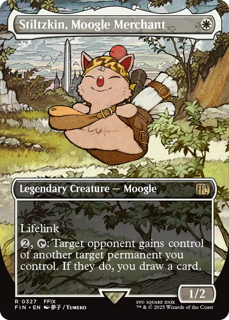 Stiltzkin, Moogle Merchant (Borderless) [FINAL FANTASY] | Cracking-Singles