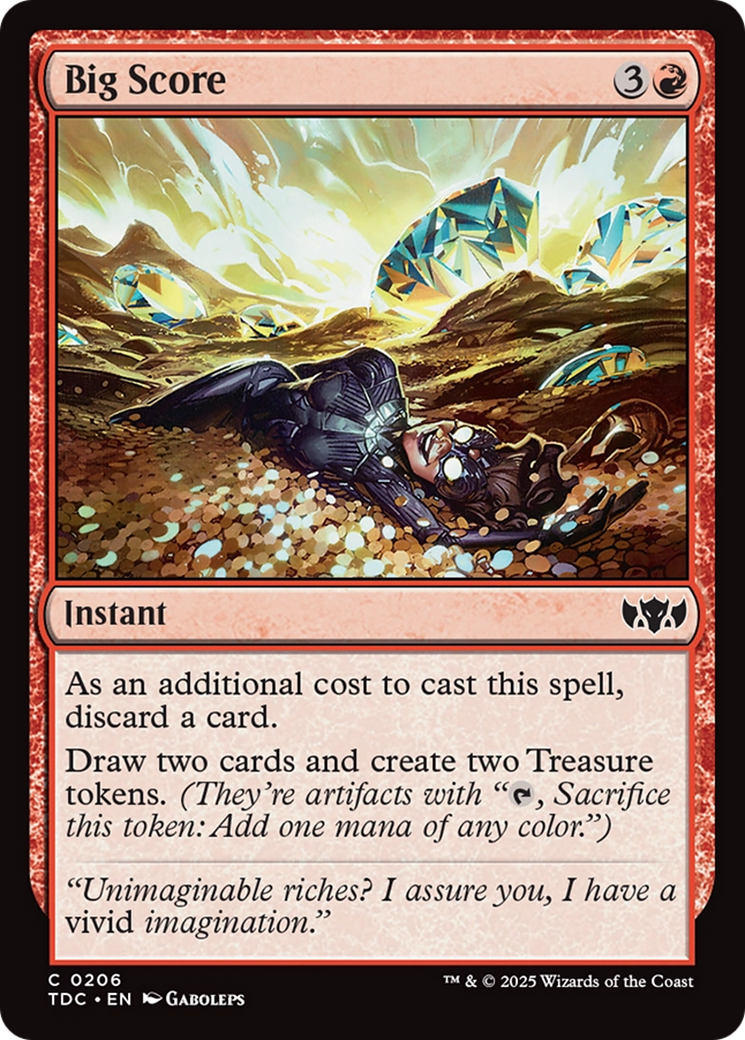 Big Score [Tarkir: Dragonstorm Commander] | Cracking-Singles