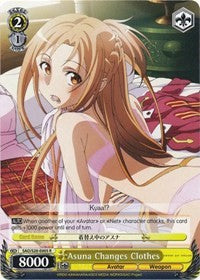 Asuna Changes Clothes (SAO/S20-E005 R) [Sword Art Online] | Cracking-Singles