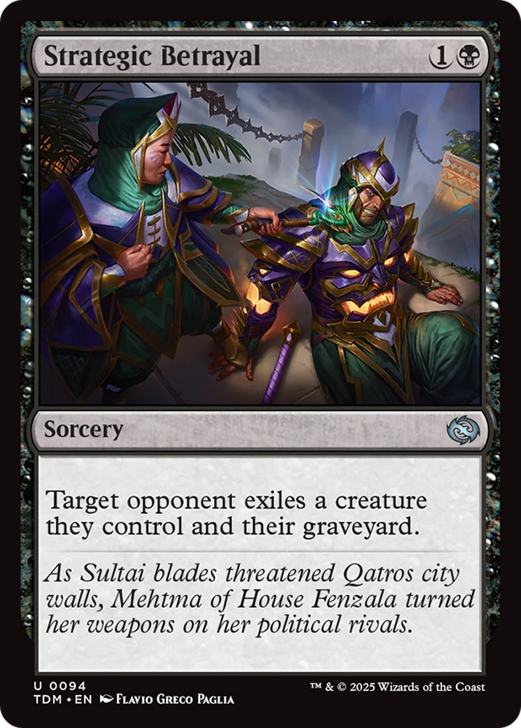 Strategic Betrayal [Tarkir: Dragonstorm] | Cracking-Singles