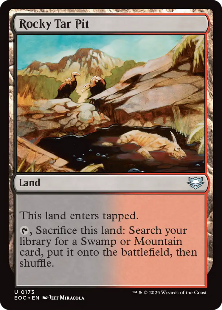 Rocky Tar Pit [Edge of Eternities Commander] | Cracking-Singles
