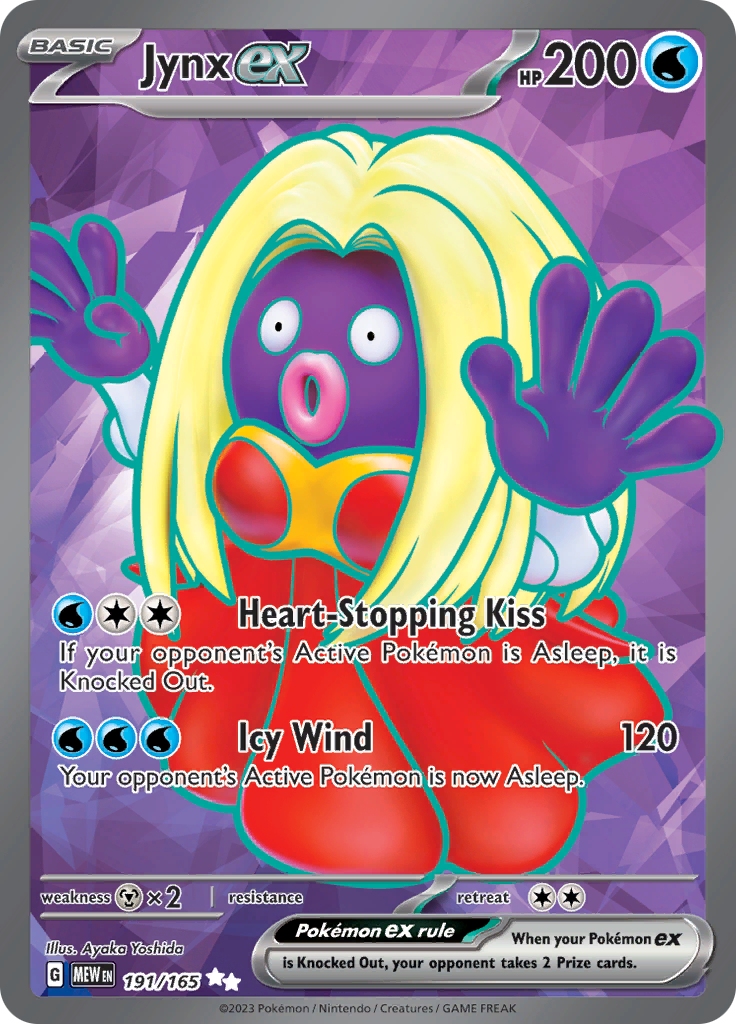 Jynx ex (191/165) [Scarlet & Violet 151] | Cracking-Singles