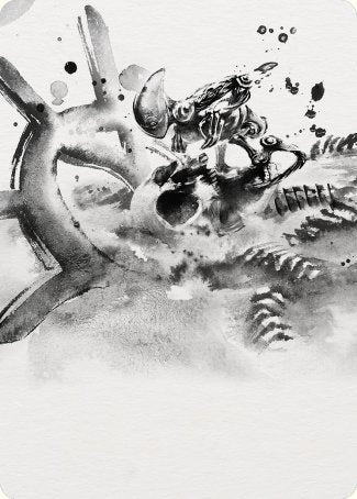 Myr Convert Art Card [Phyrexia: All Will Be One Art Series] | Cracking-Singles