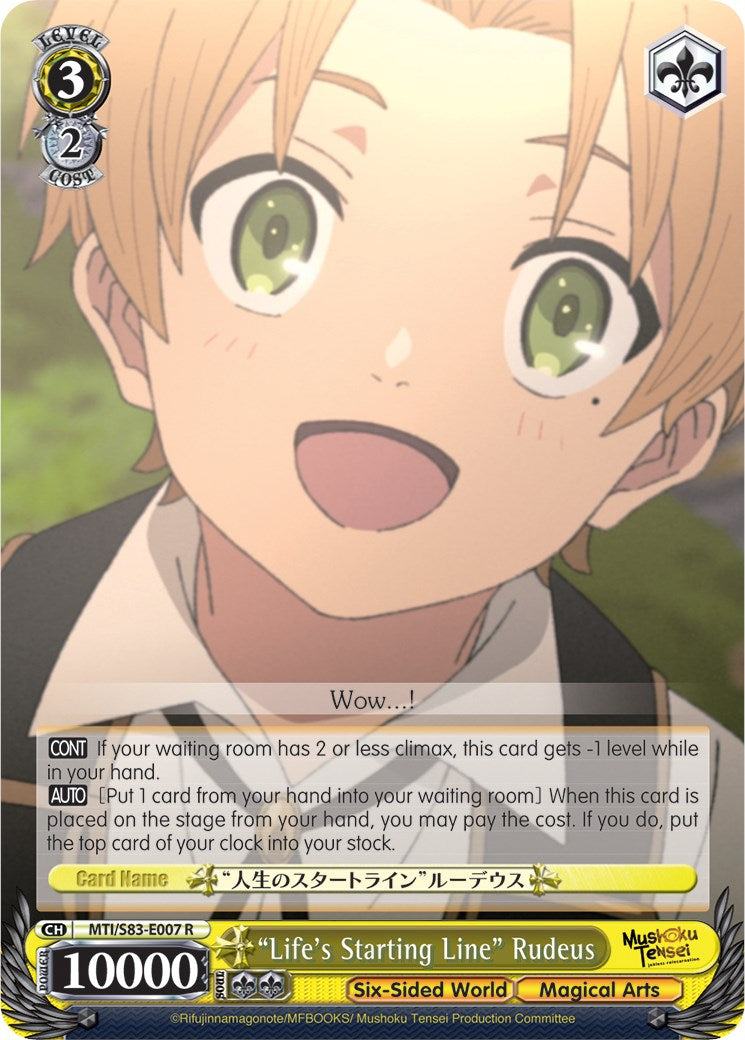 "Life's Starting Line" Rudeus (MTI/S83-E007 R) [Mushoku Tensei: Jobless Reincarnation] | Cracking-Singles