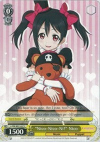 "Nico-Nico-Ni!" Nico (LL/EN-W01-037 C) [Love Live! DX] | Cracking-Singles