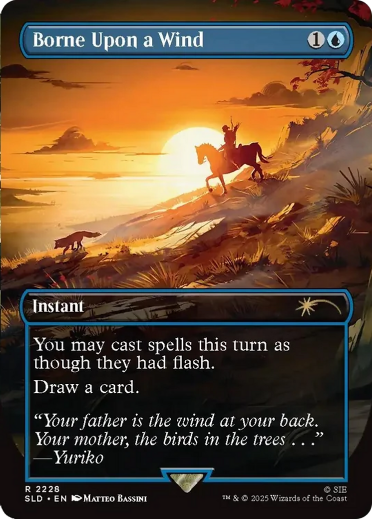 Borne Upon a Wind [Secret Lair Drop Series] | Cracking-Singles
