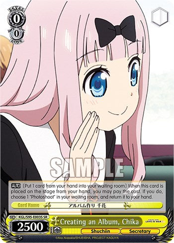 Creating an Album, Chika [Kaguya-Sama: Love is War?] | Cracking-Singles