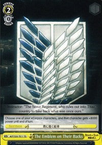 The Emblem on Their Backs (AOT/S35-TE11 TD) [Attack on Titan] | Cracking-Singles