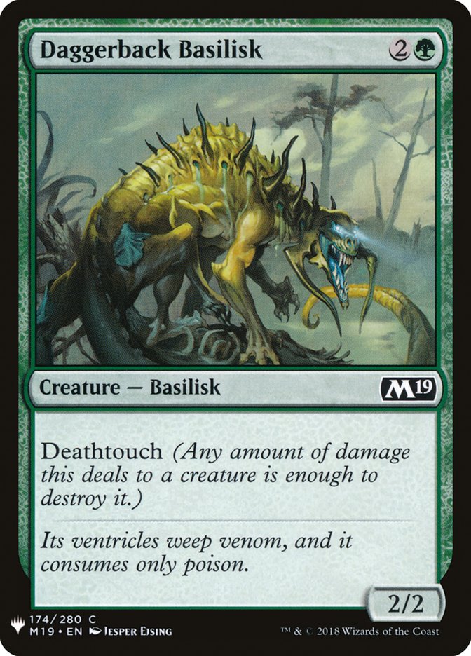 Daggerback Basilisk [Mystery Booster] | Cracking-Singles