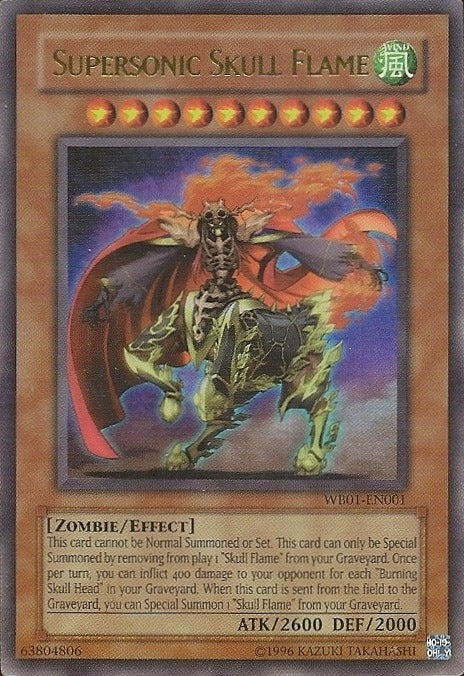 Supersonic Skull Flame [WB01-EN001] Super Rare | Cracking-Singles