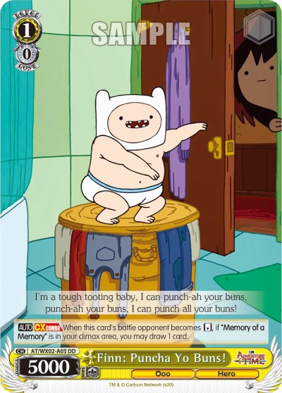 Finn: Puncha Yo Buns! (AT/WX02-A03) (Promo) [Adventure Time] | Cracking-Singles