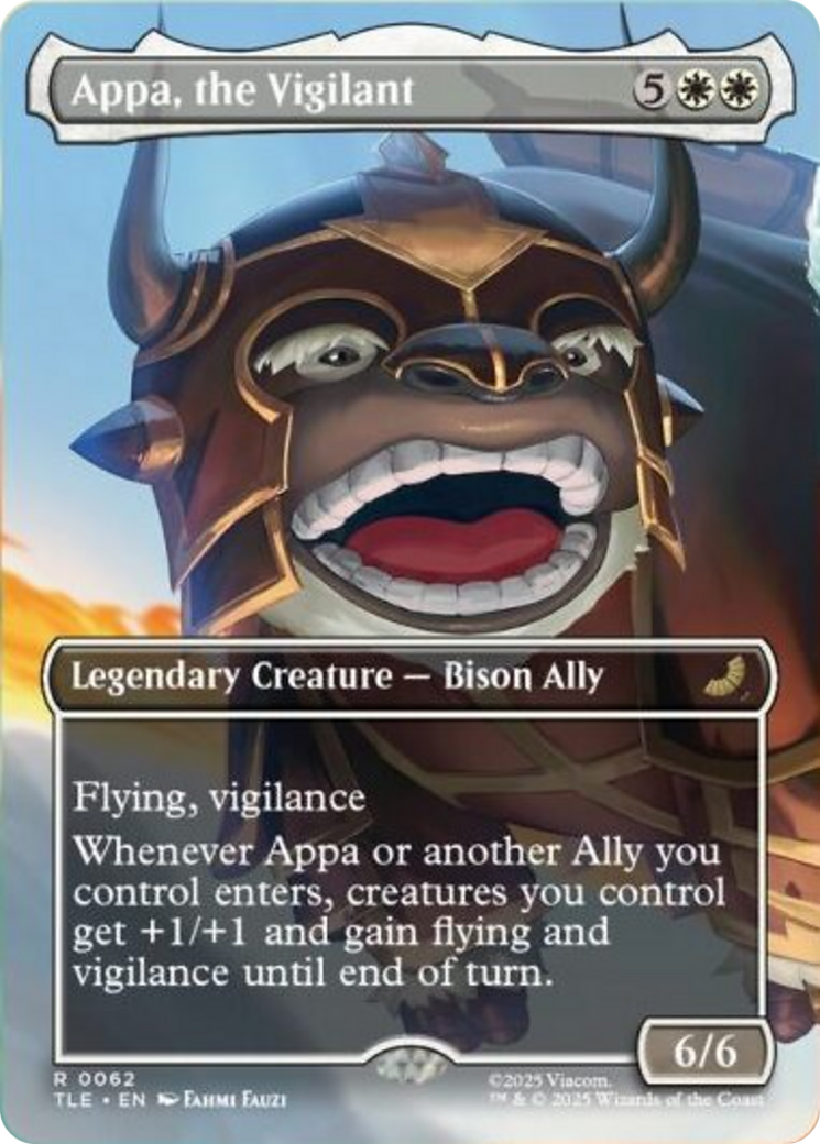 Appa, the Vigilant (Borderless) [Avatar: The Last Airbender: Eternal-Legal] | Cracking-Singles