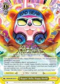 Reppin' Hello, Happy World! (BD/EN-W03-022 U) [BanG Dream! Girls Band Party! MULTI LIVE] | Cracking-Singles
