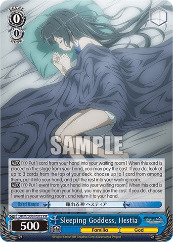 Sleeping Goddess, Hestia (DDM/S88-PE02 PR) [Is it Wrong to Try to Pick Up Girls in a Dungeon?] | Cracking-Singles