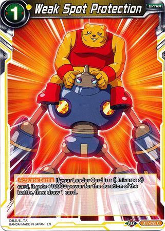 Weak Spot Protection (BT7-095) [Assault of the Saiyans] | Cracking-Singles