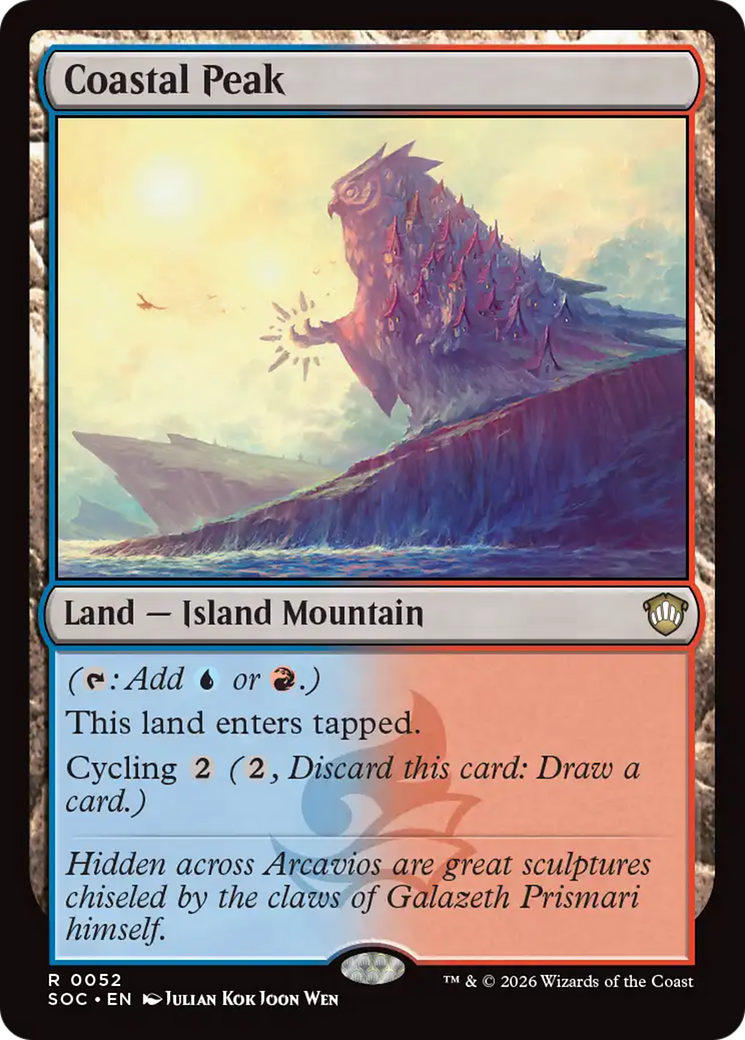 Coastal Peak [Secrets of Strixhaven Commander] | Cracking-Singles