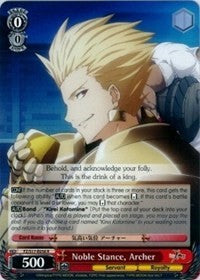 Noble Stance, Archer (FZ/S17-E058 R) [Fate/Zero] | Cracking-Singles