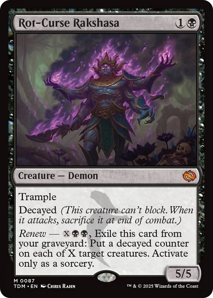 Rot-Curse Rakshasa [Tarkir: Dragonstorm] | Cracking-Singles
