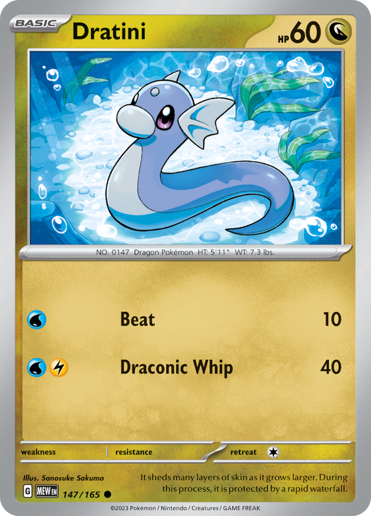 Dratini (147/165) [Scarlet & Violet 151] | Cracking-Singles