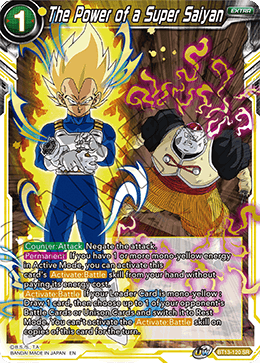 The Power of a Super Saiyan (BT13-120) [Supreme Rivalry] | Cracking-Singles