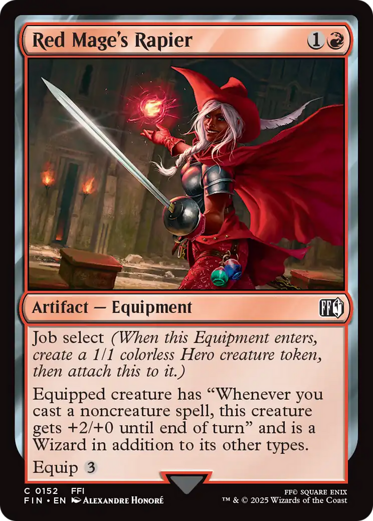 Red Mage's Rapier [FINAL FANTASY] | Cracking-Singles