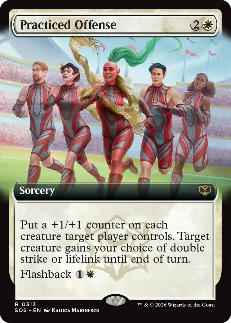 Practiced Offense (Extended Art) [Secrets of Strixhaven] | Cracking-Singles