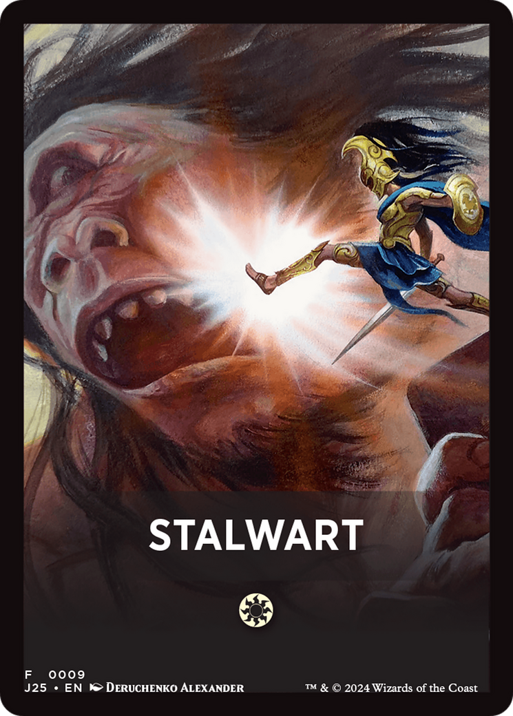 Stalwart Theme Card [Foundations Jumpstart Front Cards] | Cracking-Singles