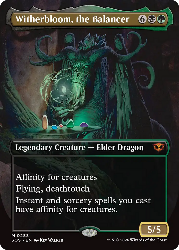 Witherbloom, the Balancer (Borderless) [Secrets of Strixhaven] | Cracking-Singles