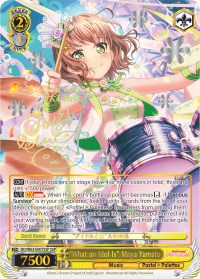"What an Idol Is" Maya Yamato (BD/W63-E007SSP SSP) [BanG Dream! Girls Band Party! Vol.2] | Cracking-Singles