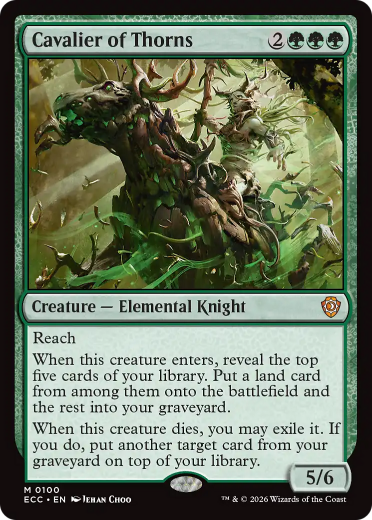 Cavalier of Thorns [Lorwyn Eclipsed Commander] | Cracking-Singles