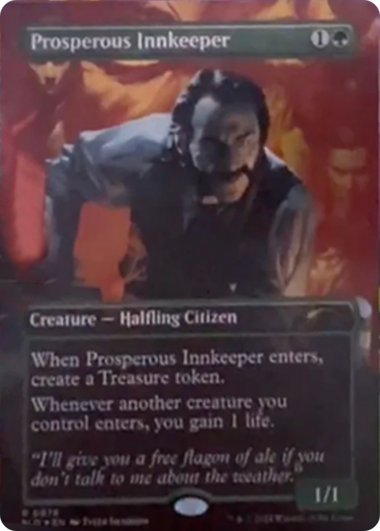 Prosperous Innkeeper (Rainbow Foil) [Secret Lair Drop Series] | Cracking-Singles