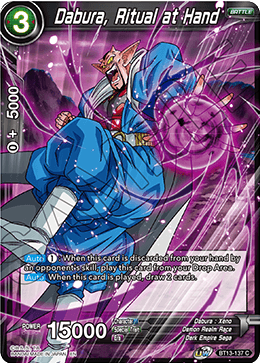 Dabura, Ritual at Hand (Common) (BT13-137) [Supreme Rivalry] | Cracking-Singles