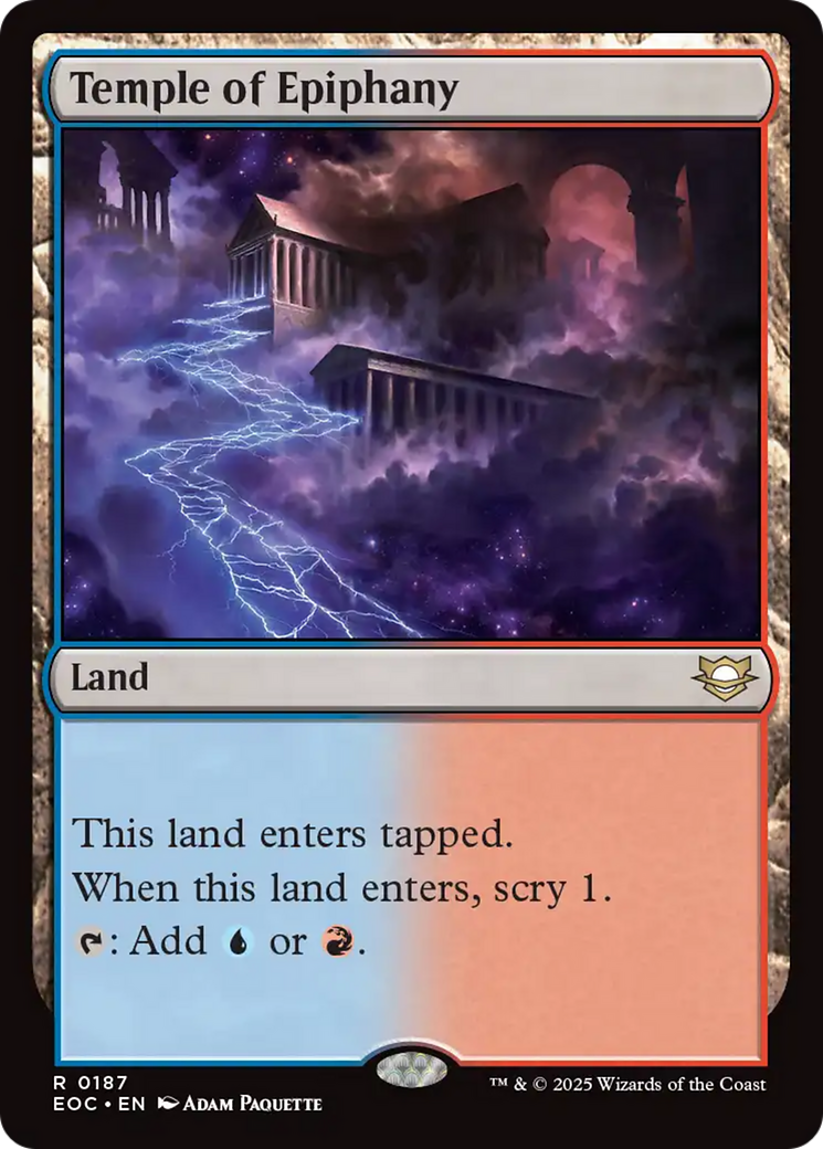Temple of Epiphany [Edge of Eternities Commander] | Cracking-Singles