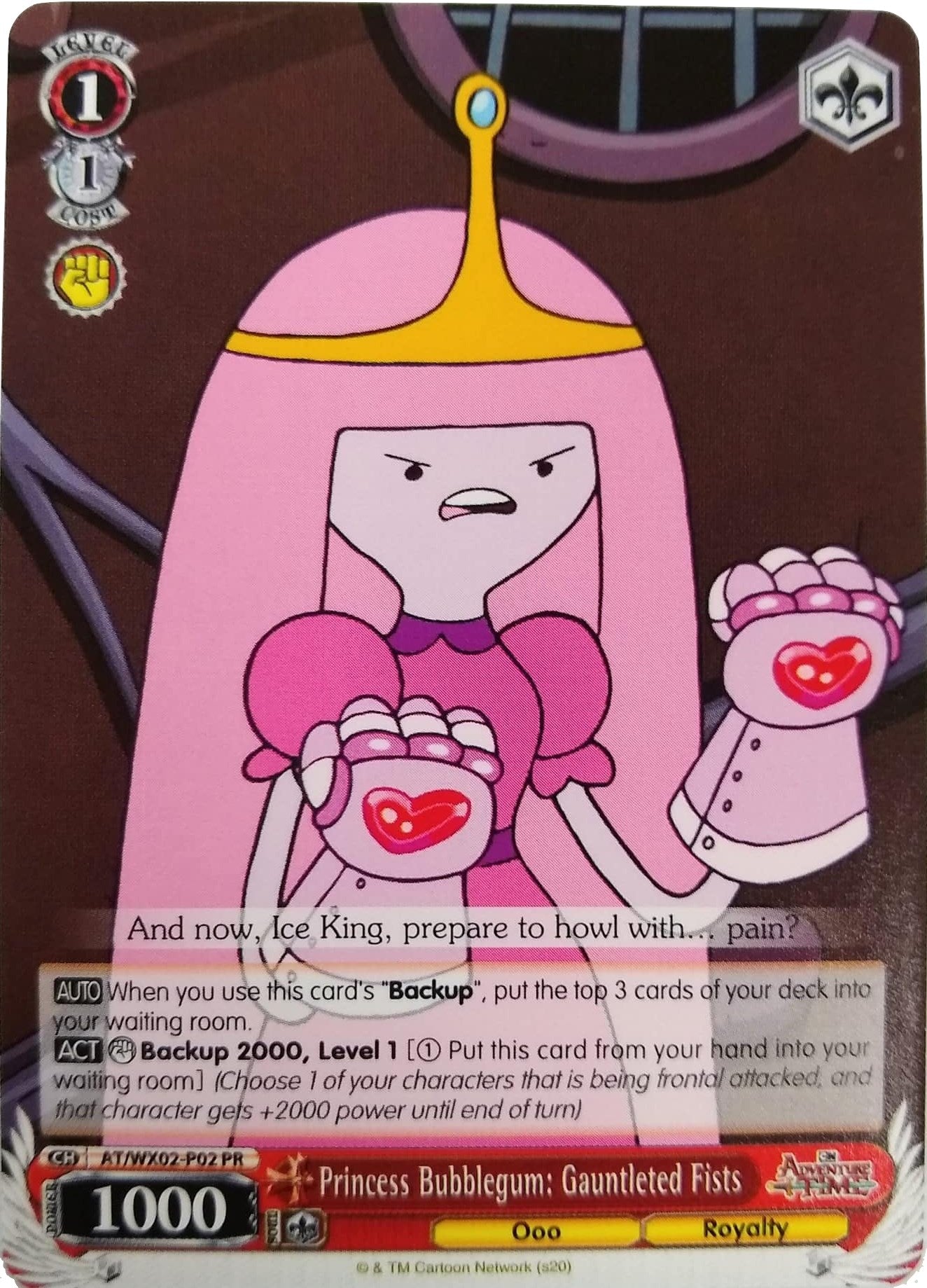Princess Bubblegum: Gauntleted Fists (AT/WX02-P02 PR) (Promo) [Adventure Time] | Cracking-Singles