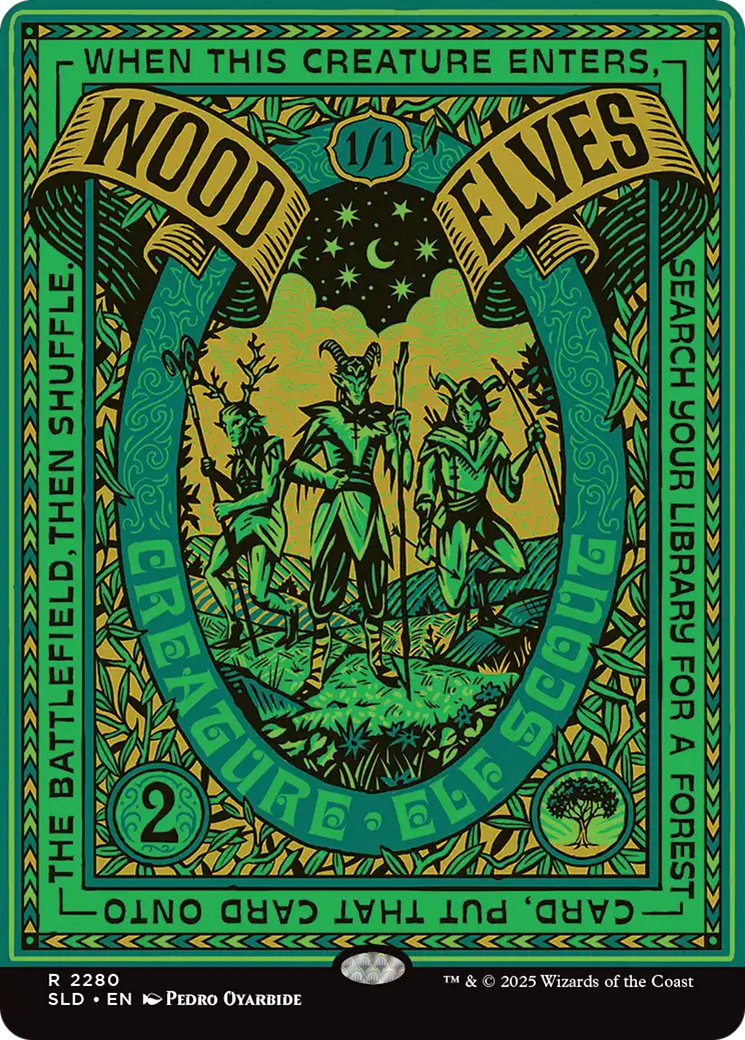 Wood Elves (2280) [Secret Lair Drop Series] | Cracking-Singles