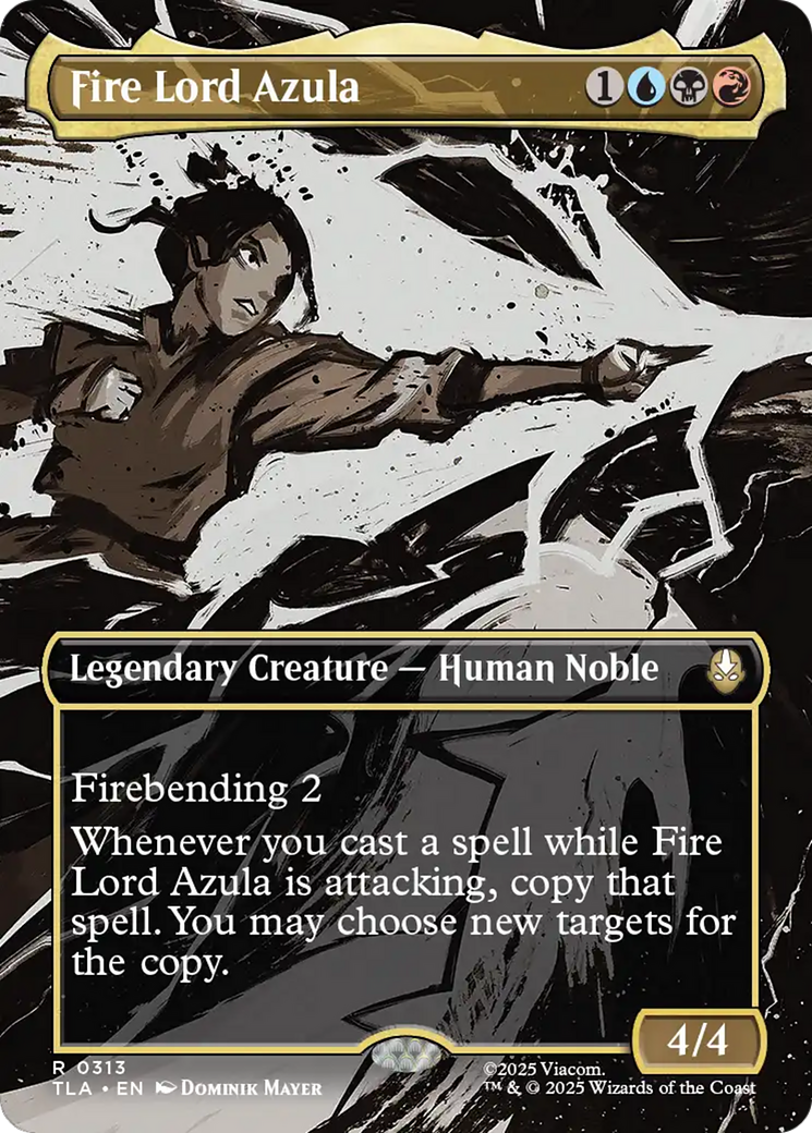 Fire Lord Azula (0313) (Borderless) [Avatar: The Last Airbender] | Cracking-Singles