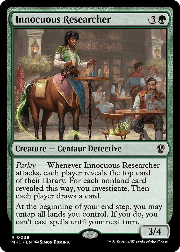 Innocuous Researcher [Murders at Karlov Manor Commander] | Cracking-Singles