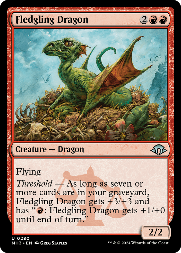 Fledgling Dragon [Modern Horizons 3] | Cracking-Singles