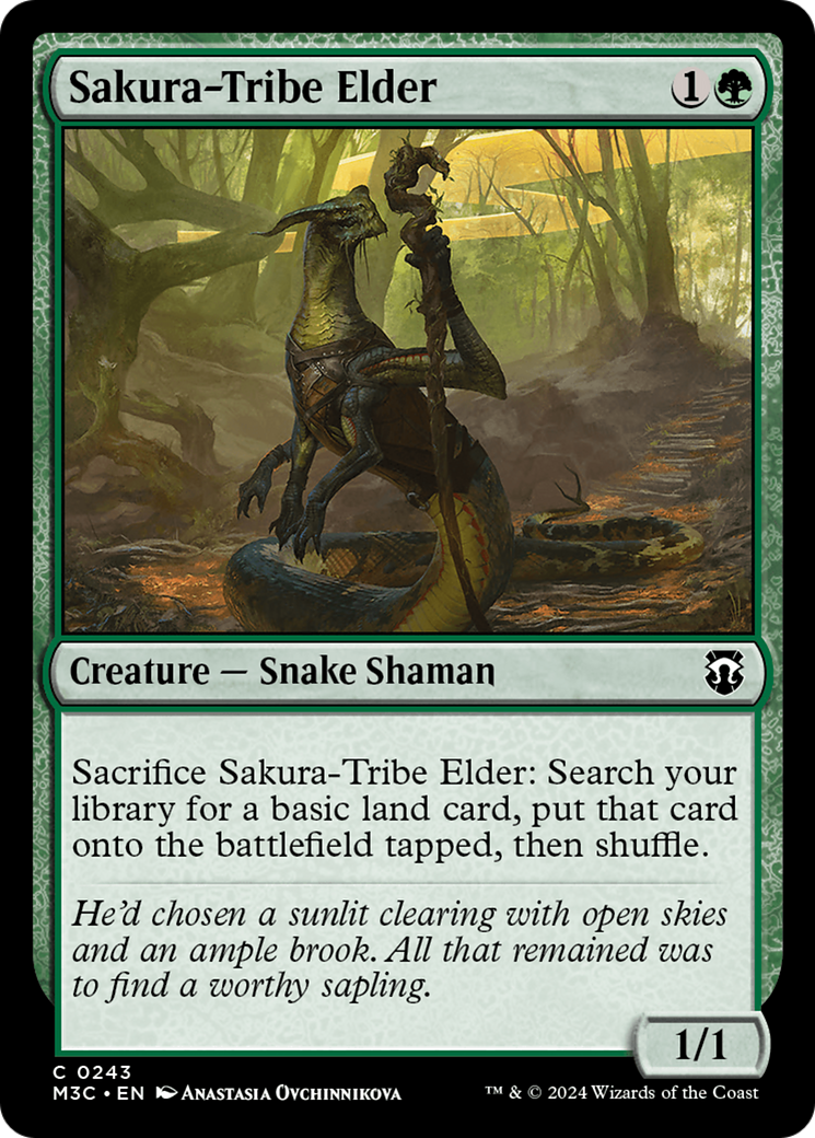 Sakura-Tribe Elder (Ripple Foil) [Modern Horizons 3 Commander] | Cracking-Singles