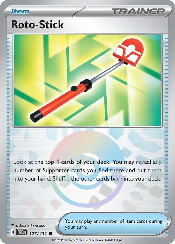 Roto-Stick (127/131) (Poke Ball Pattern) [Scarlet & Violet: Prismatic Evolutions] | Cracking-Singles