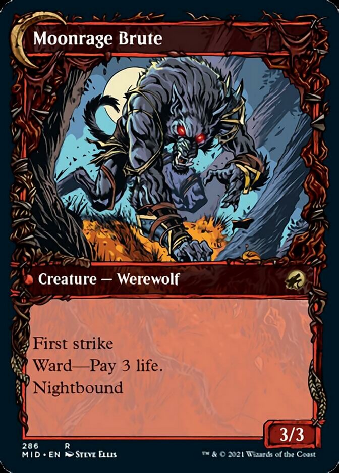 Brutal Cathar // Moonrage Brute (Showcase Equinox) [Innistrad: Midnight Hunt] | Cracking-Singles