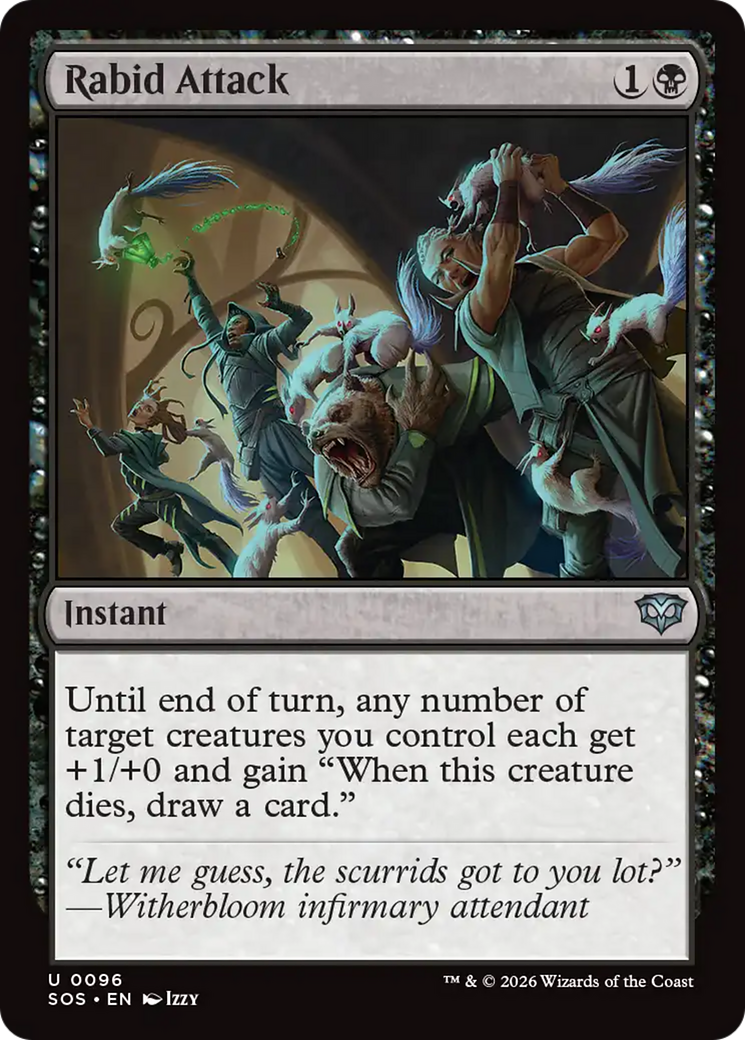 Rabid Attack [Secrets of Strixhaven] | Cracking-Singles