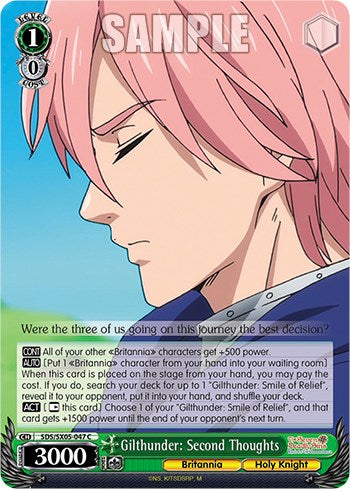 Gilthunder: Second Thoughts [The Seven Deadly Sins: Revival of The Commandments] | Cracking-Singles