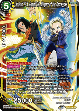 Android 17 & Android 18, Bringers of the Apocalypse (BT13-106) [Supreme Rivalry] | Cracking-Singles