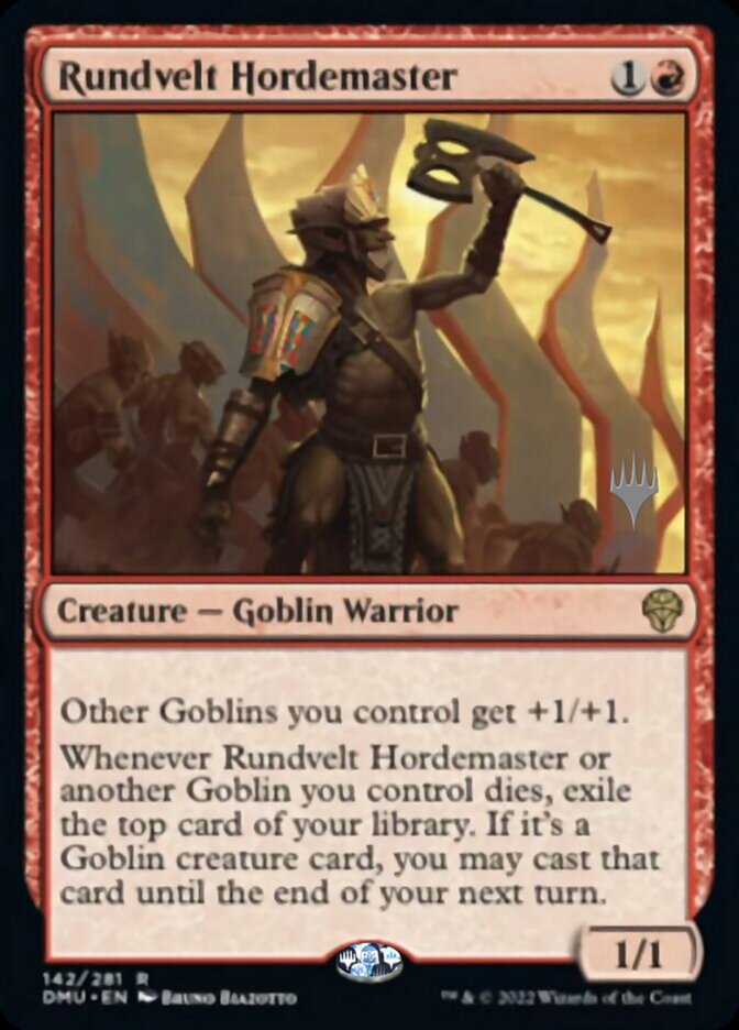 Rundvelt Hordemaster (Promo Pack) [Dominaria United Promos] | Cracking-Singles